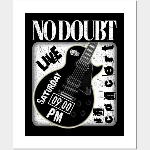 No doubt guitar Wall Art by Cinema Productions